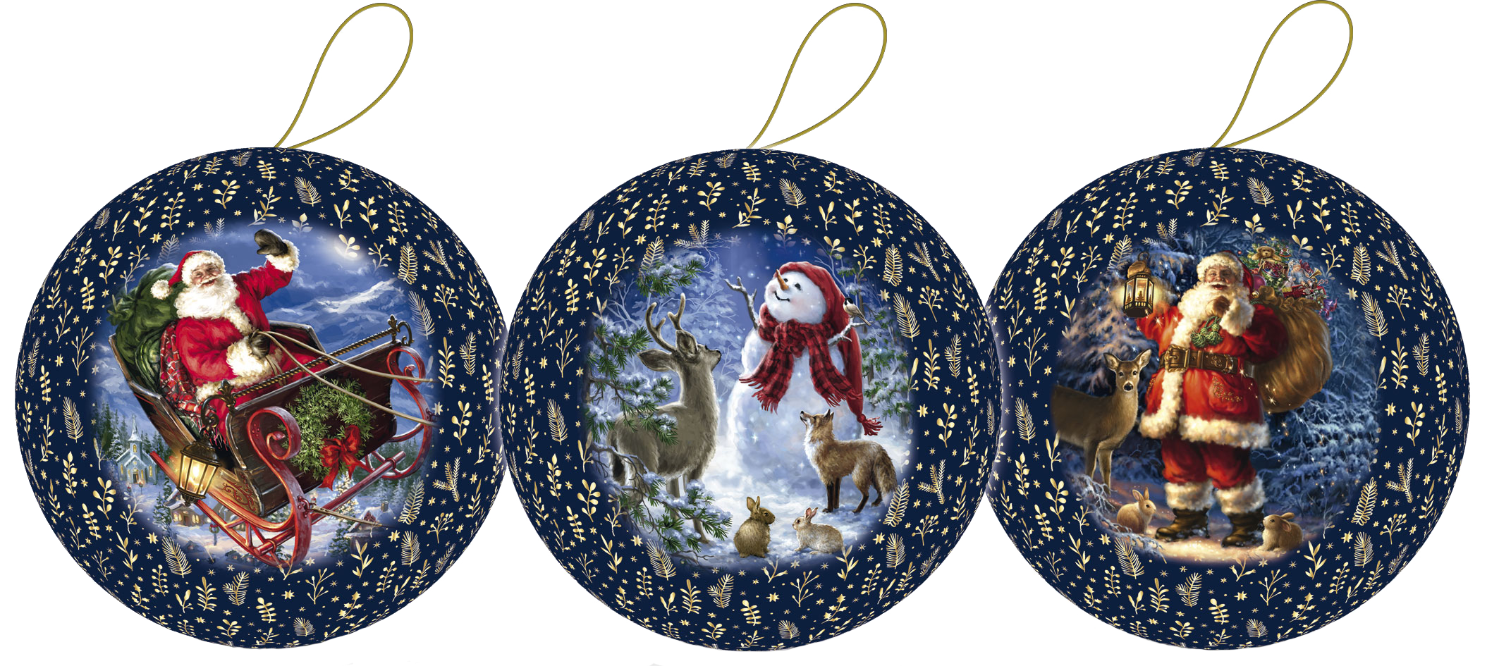 Blue Christmas - 3er Set