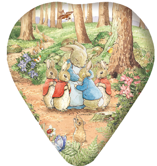 Geschenkherz Beatrix Potter - 12 cm