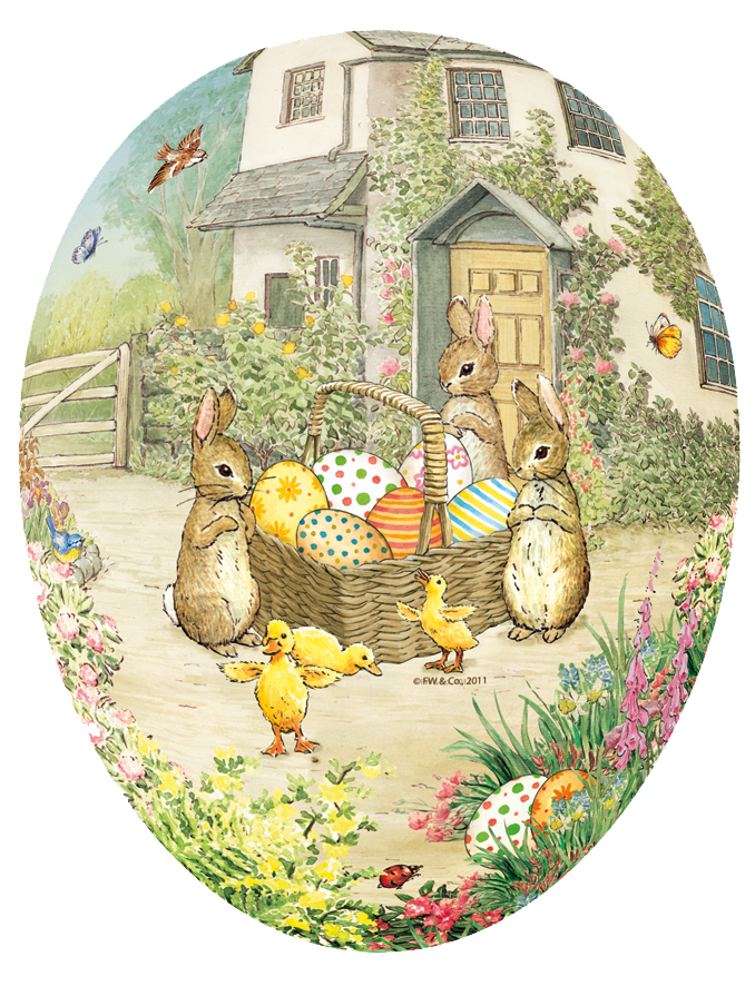 XL Osterei 25 cm - Eierkorb
