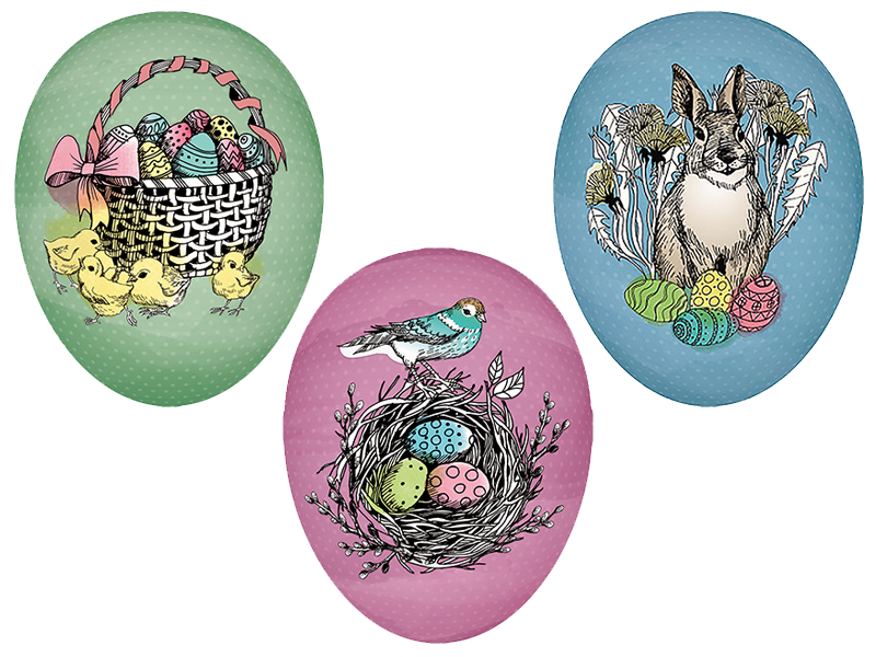 Stilvolles Ostern - 3er Set