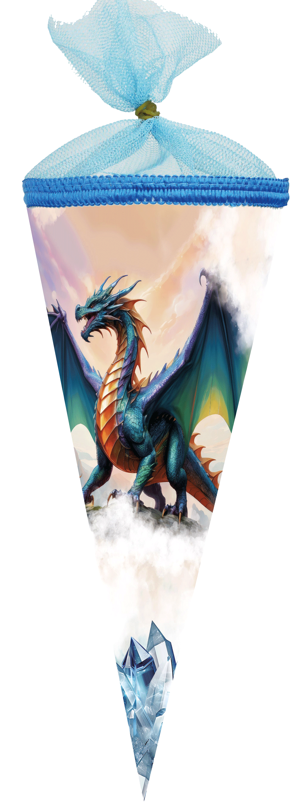 Schultüte Kristall Drache