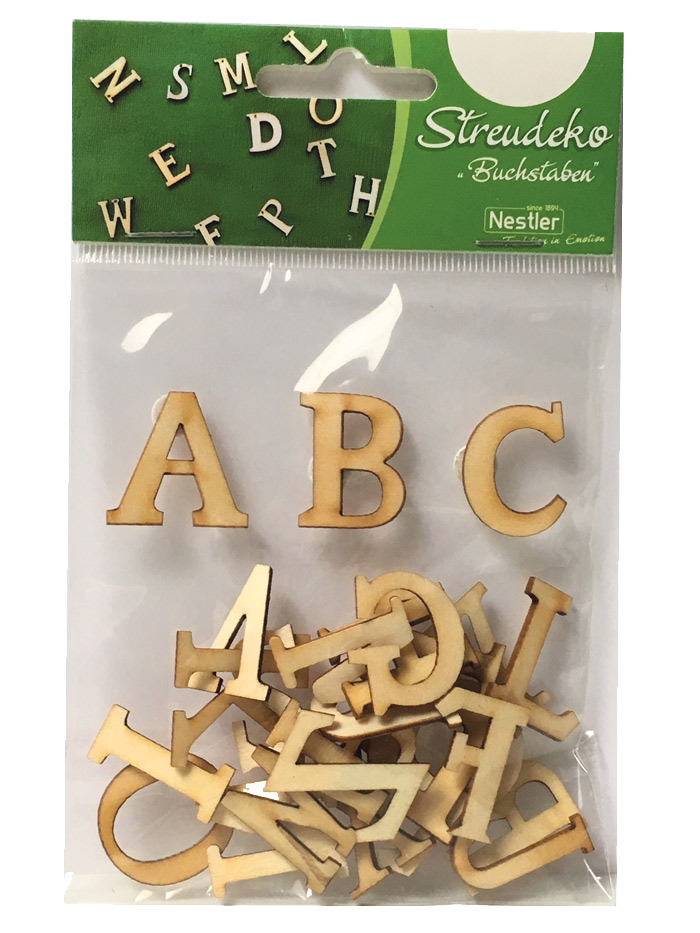 Streudeko - Buchstaben