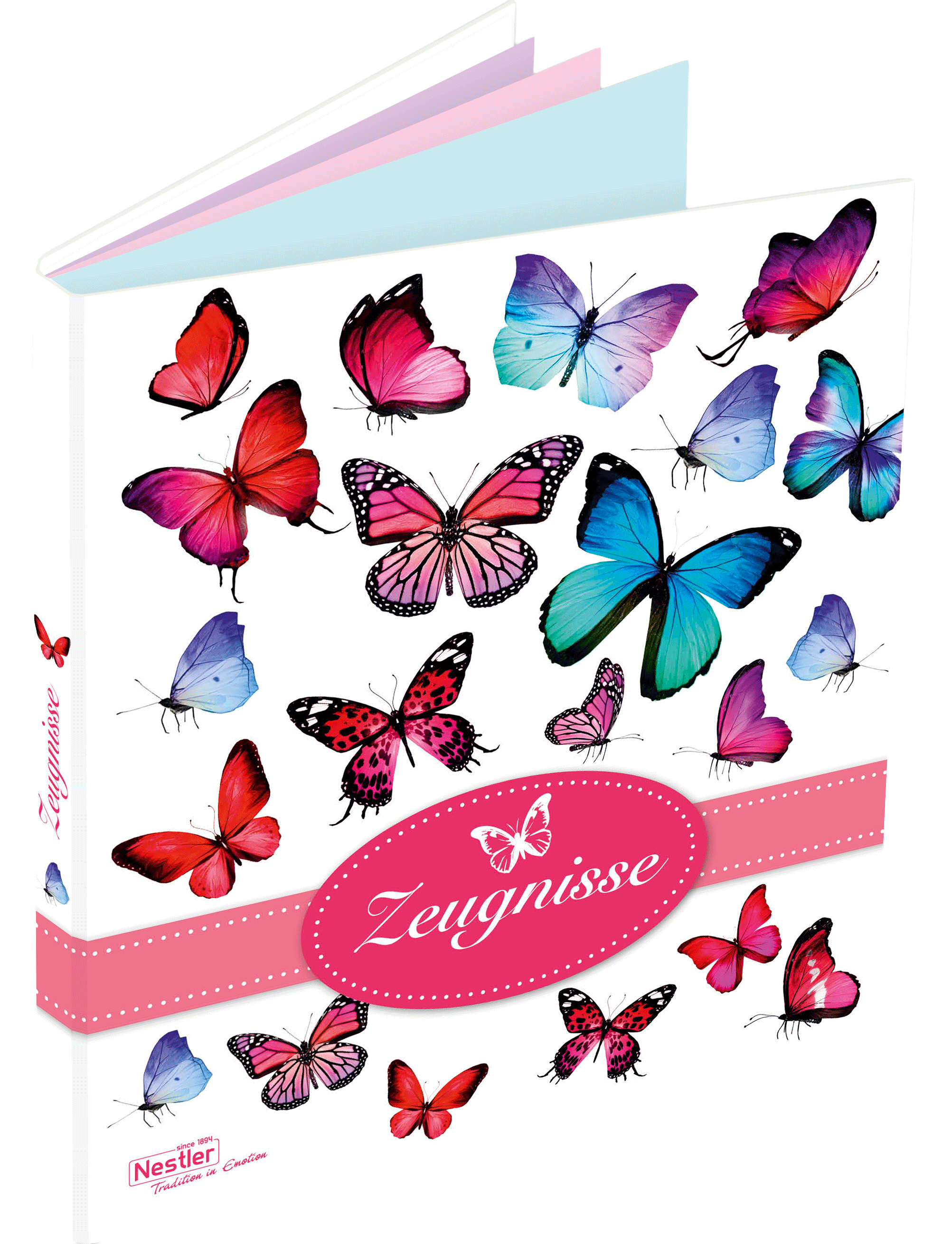 Zeugnismappe - Schmetterling