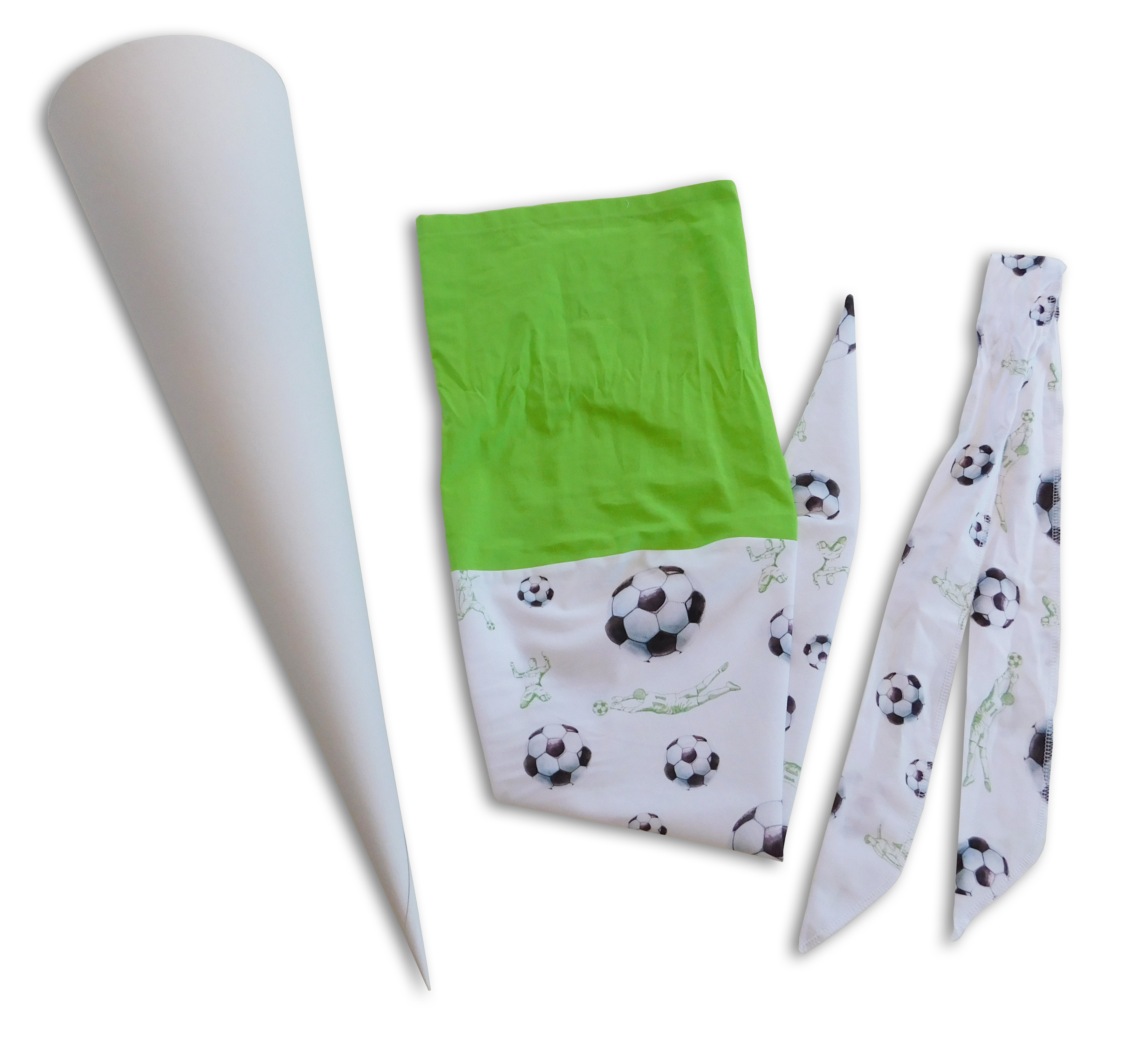 Stoffschultüte Fußball