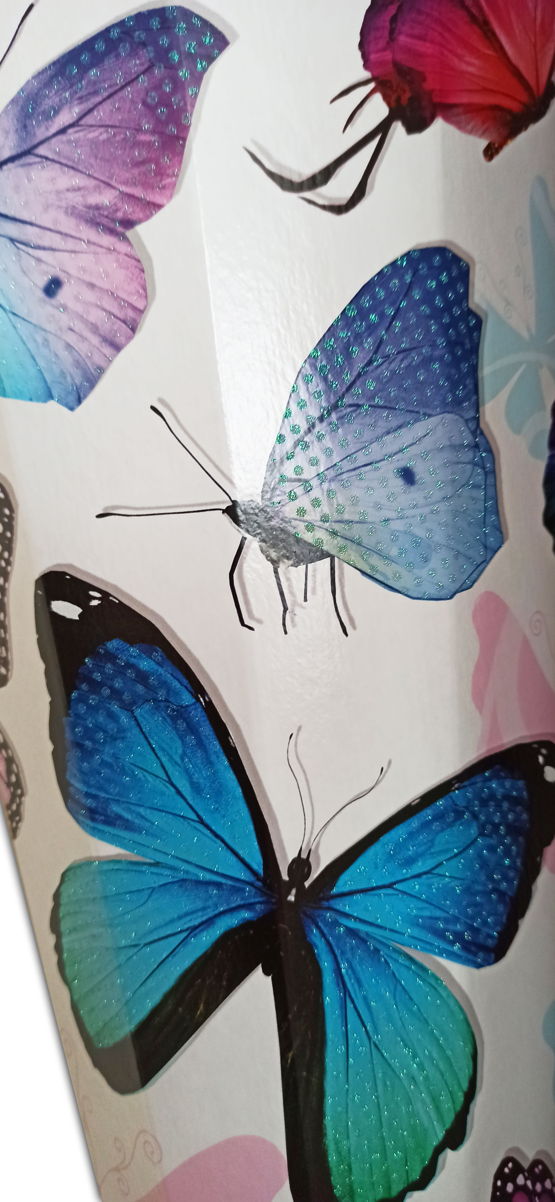Schultüte Schmetterling mit Glitzer