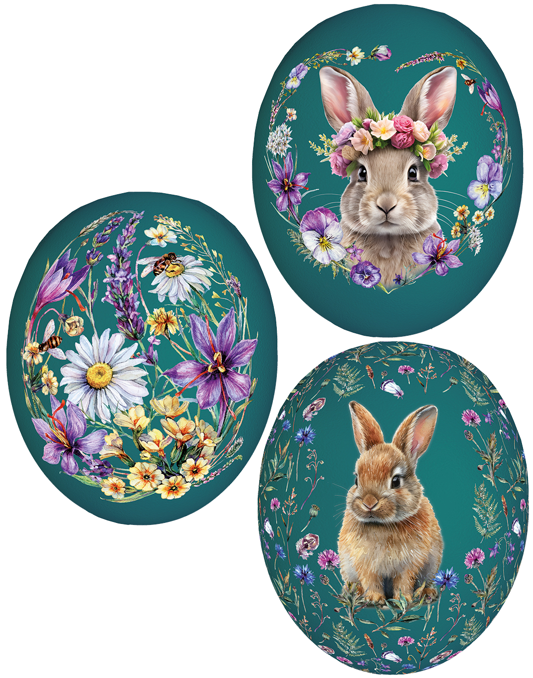 Ostereier "Floral Couture"