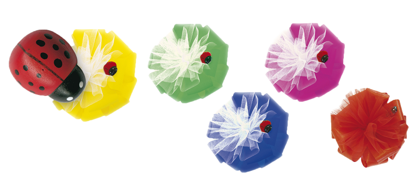 Rosette mit Marienkäfer