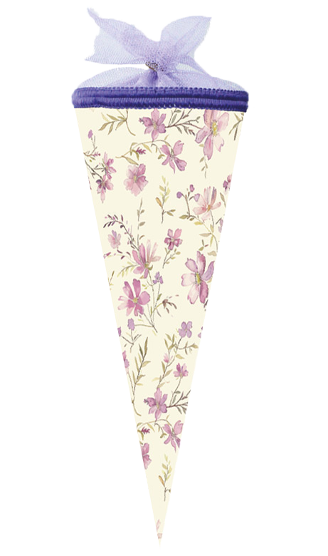 Geschenktüte fliederfarbene Büten