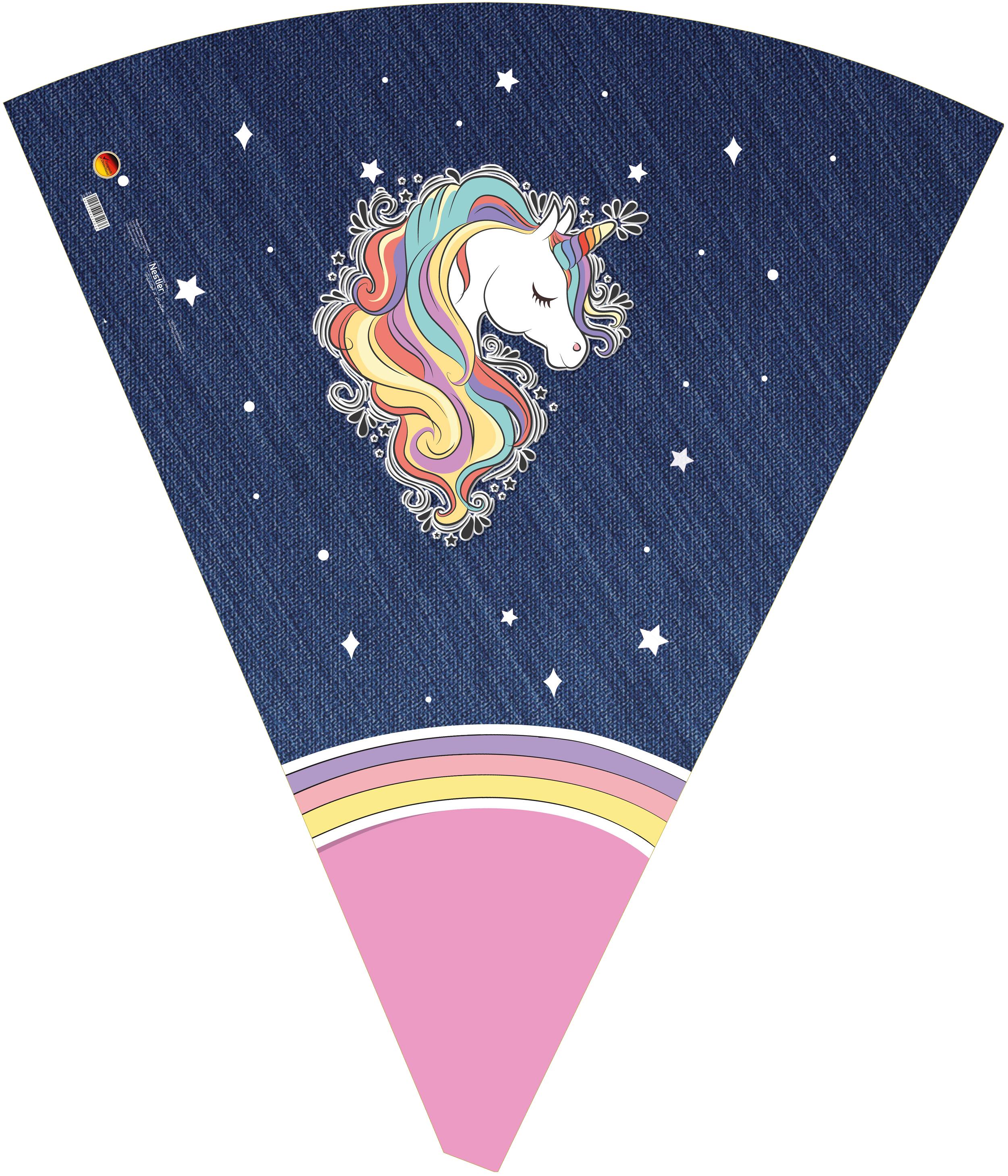 Schultüte Regenbogen Mähne