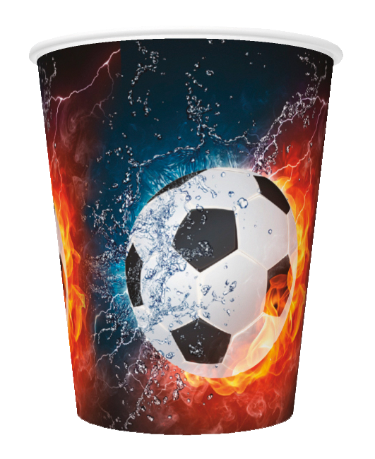 Pappbecher "Fußball"