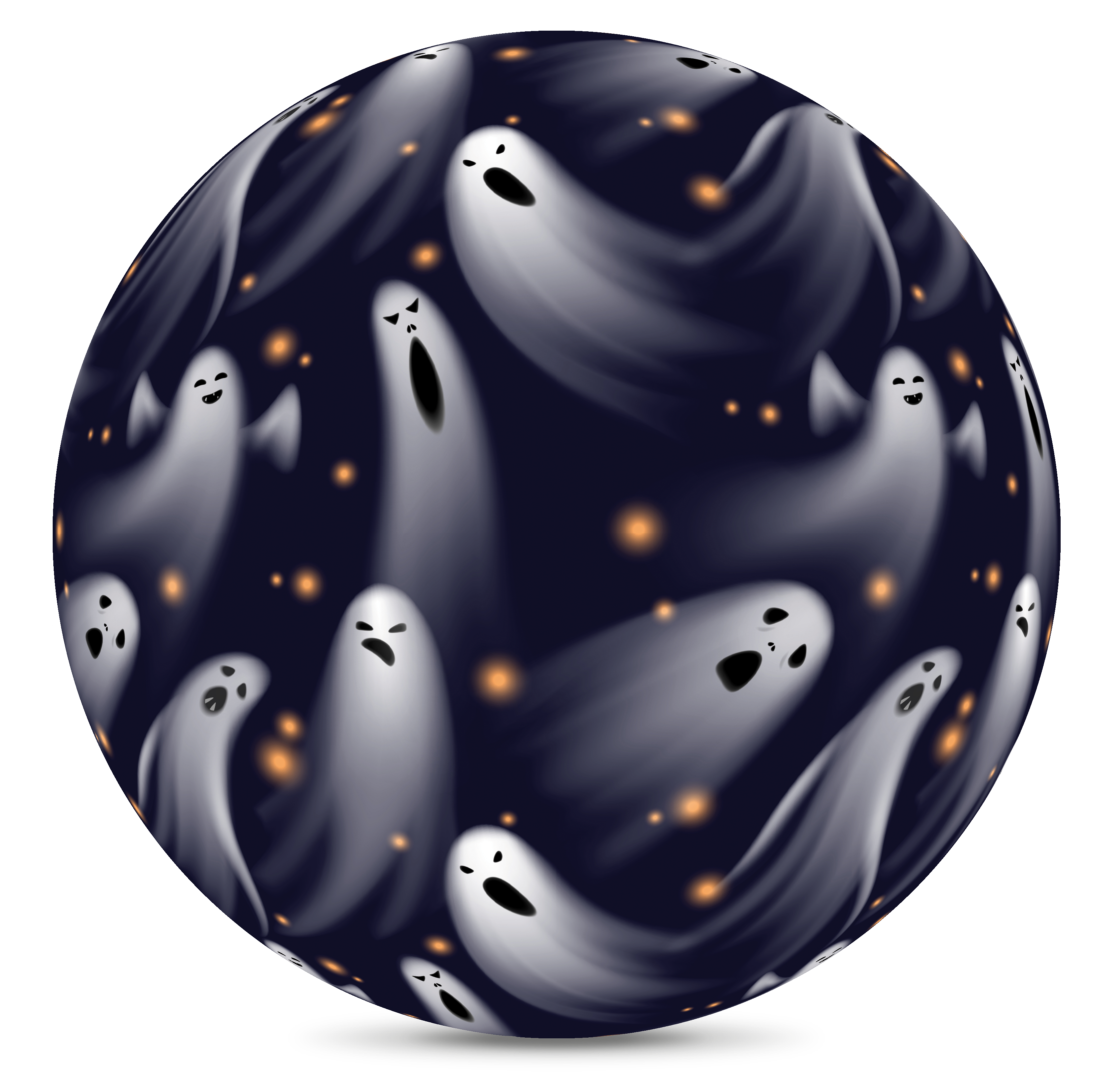 Weihnachtskugel "Halloween Shadows - Geist"
