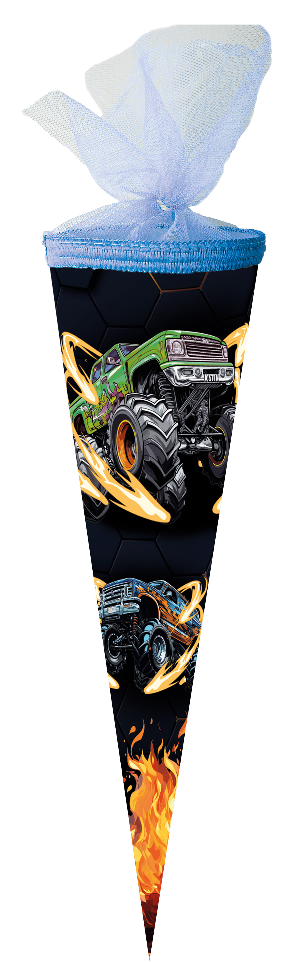 Schultüte Monstertruck on Fire