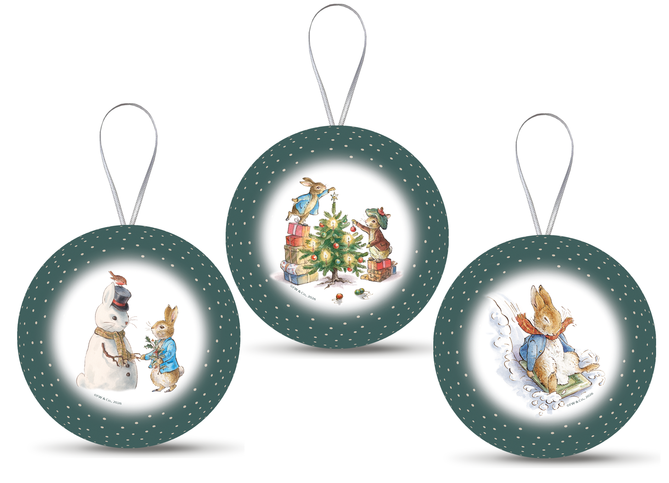 Peter Rabbit - Peter´s Christmas - 3er Set