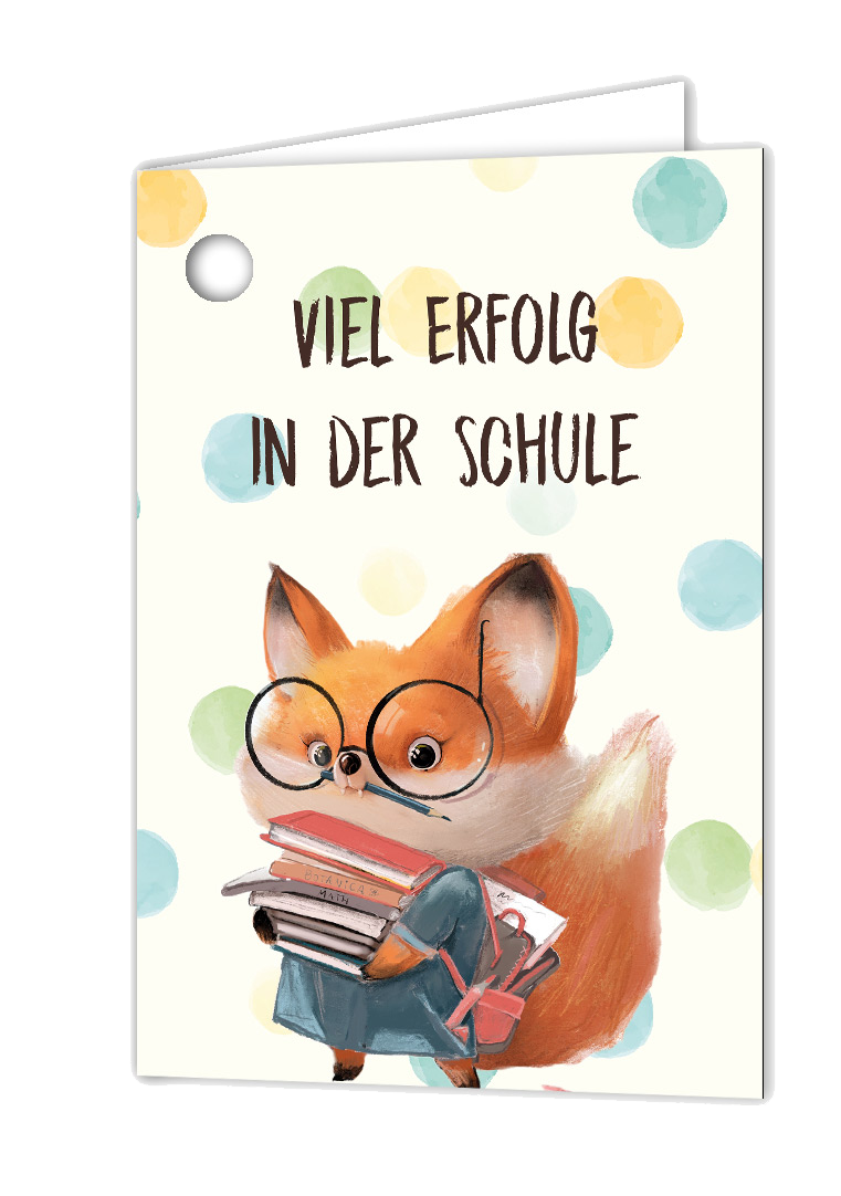 Geschenkanhänger Klappkarte
