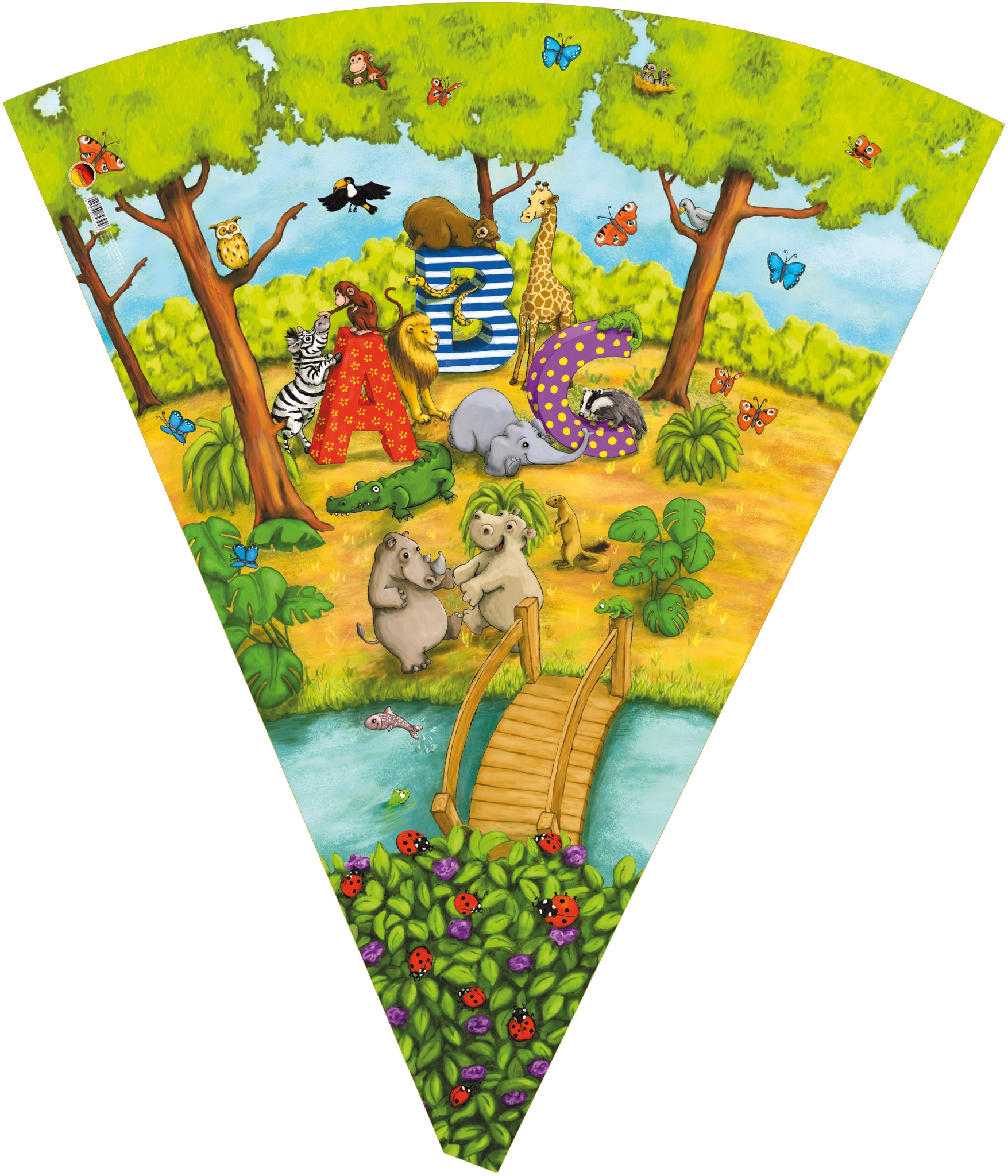 Schultüte Tier ABC