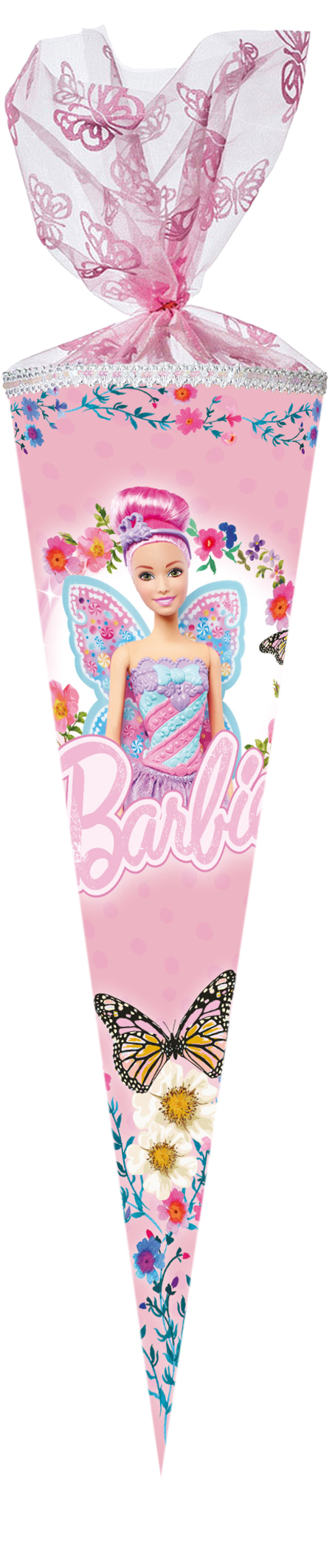 Schultüte Barbie Feenprinzessin mit Strasssteinen