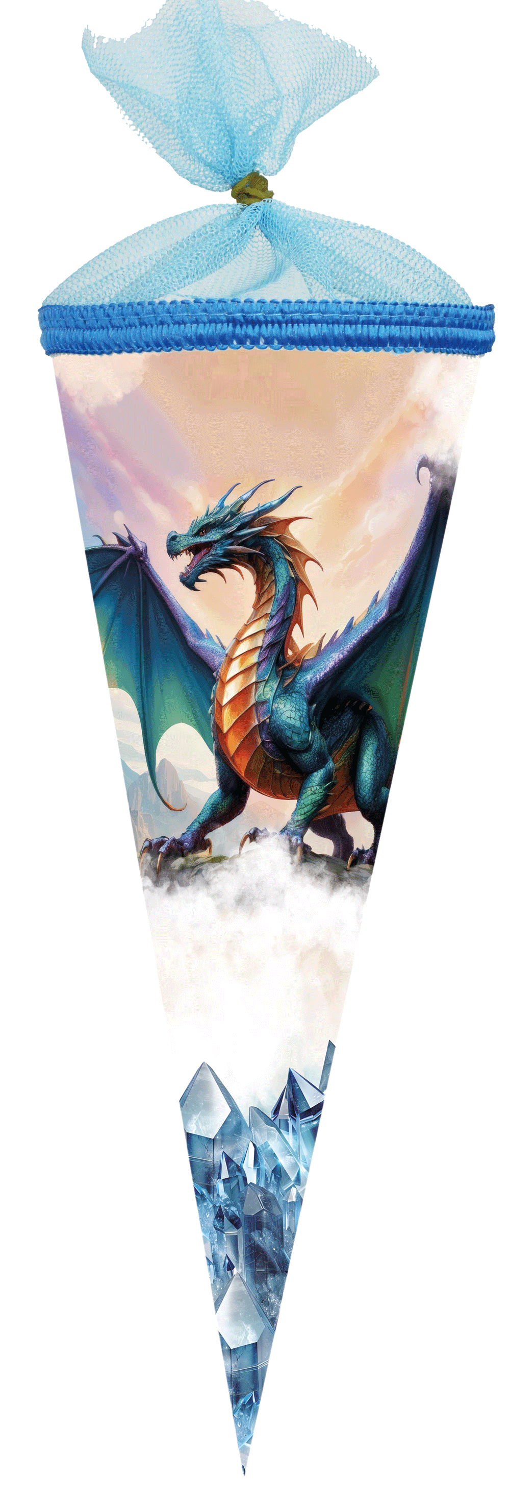 Schultüte Kristall Drachen