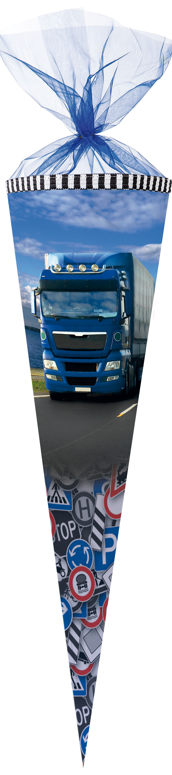 Schultüte Trucks on the Road mit LED