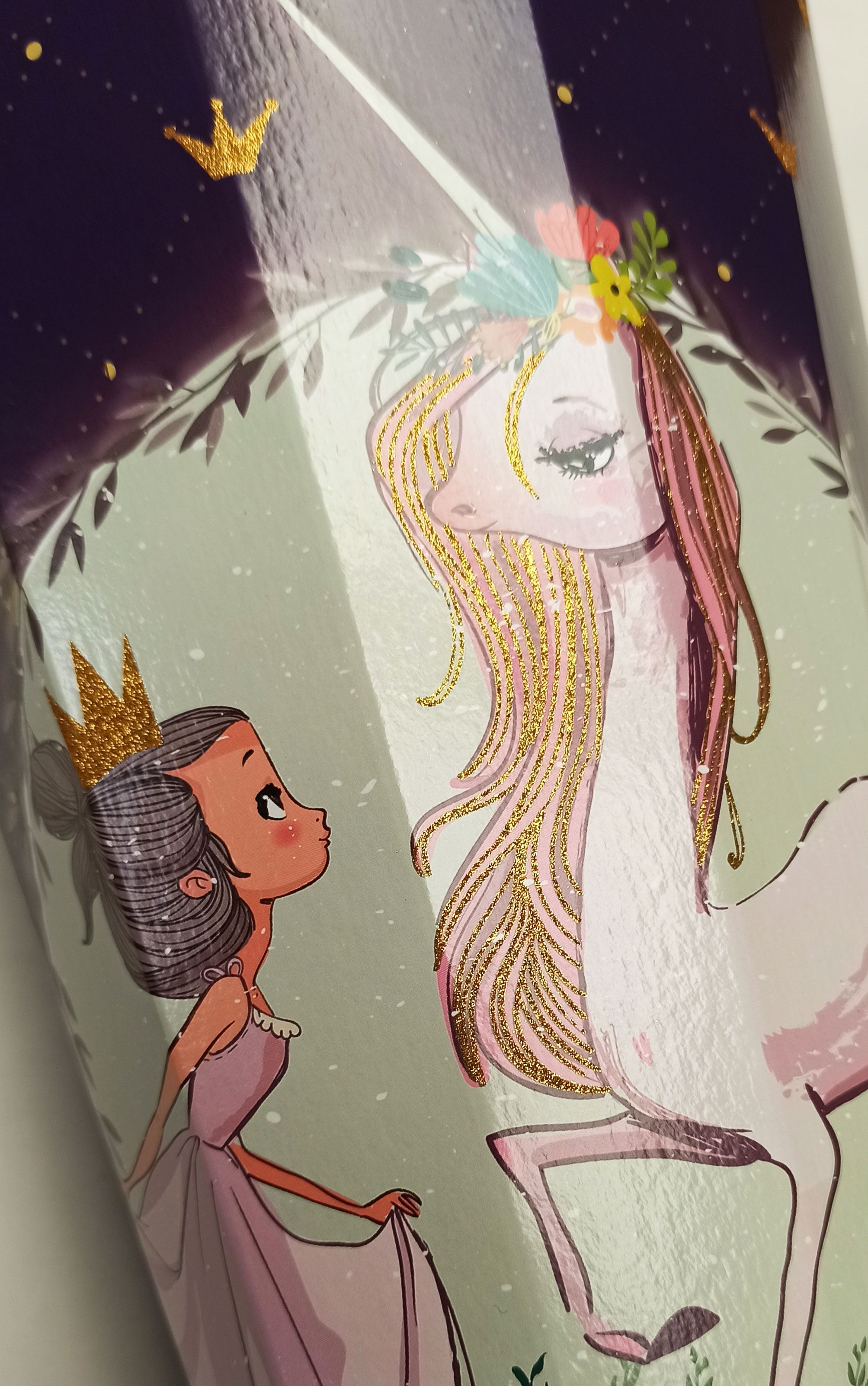 Schultüte Einhorn - Prinzessin mit Glitzer