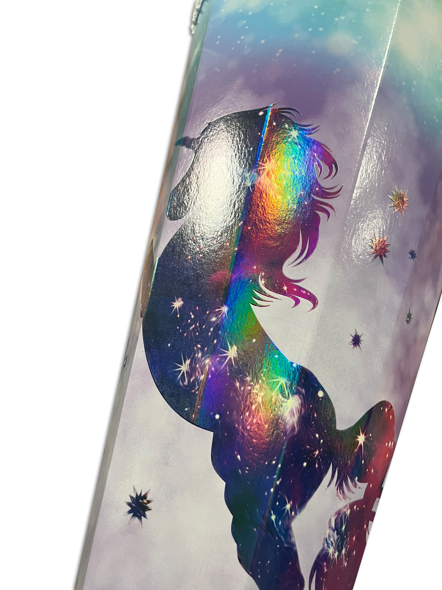 Galaxy Unicorn mit Effektfolie