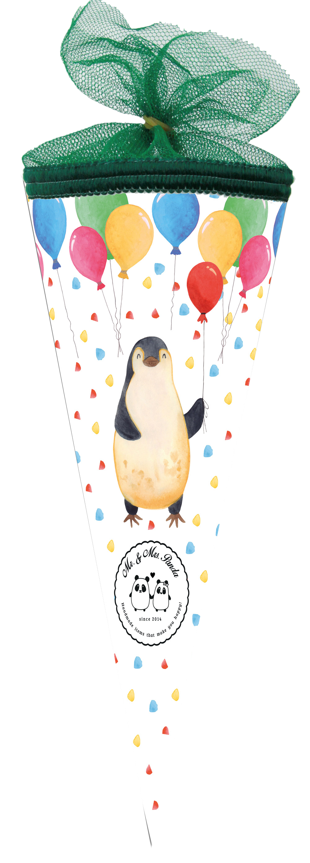 Geschenktüte Mr. & Mrs. Panda