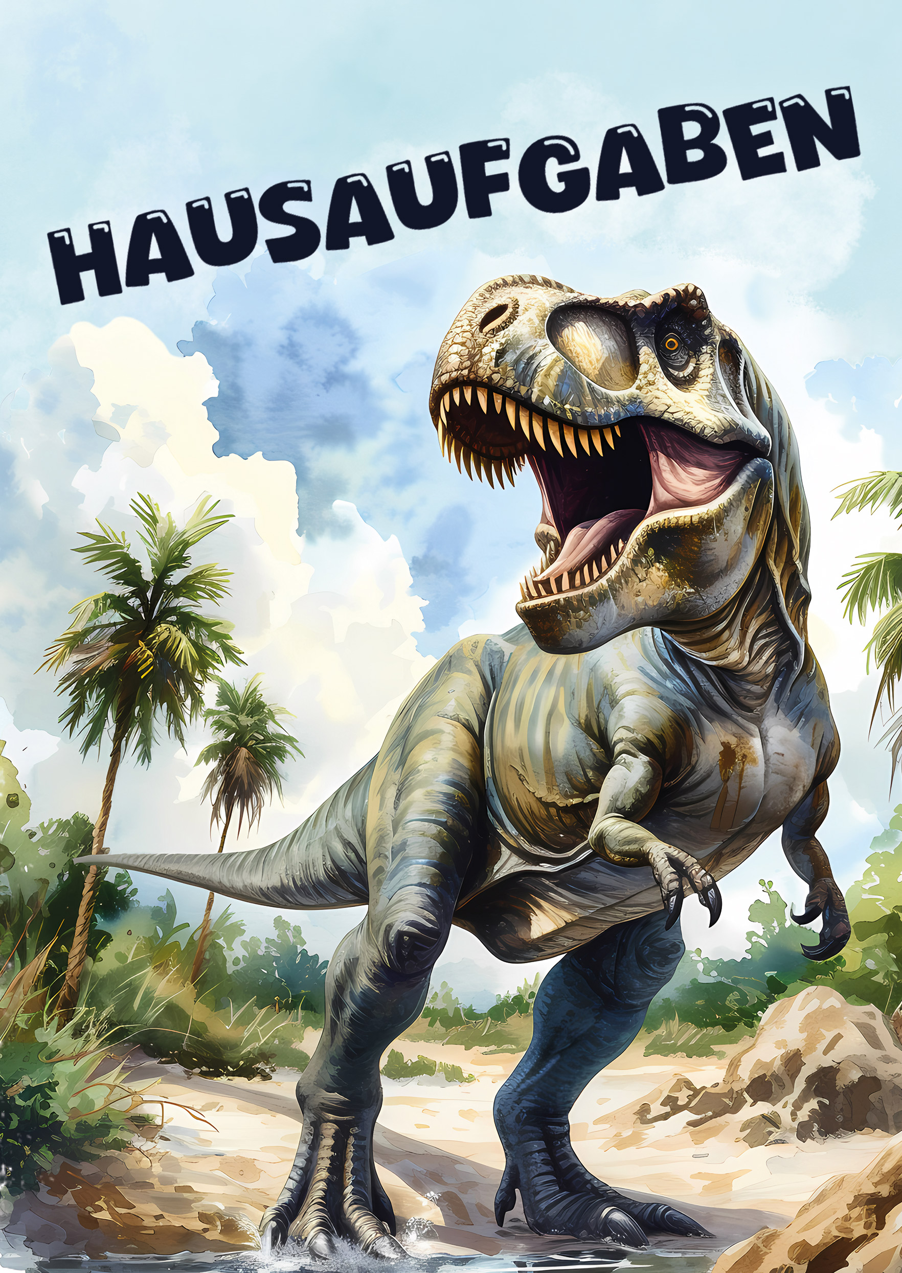 Hausaufgabenheft - Dino Rex