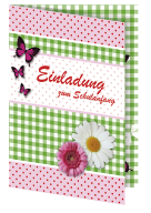 5er Set Einladungskarten - Modern
