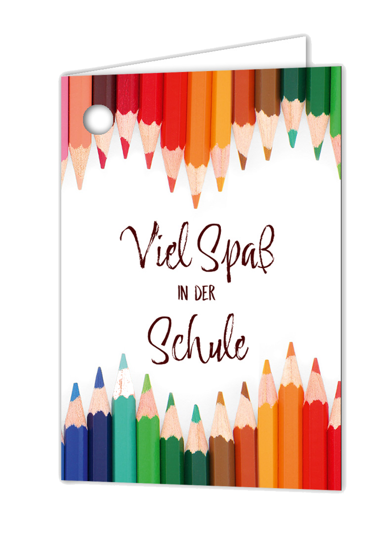Geschenkanhänger Klappkarte