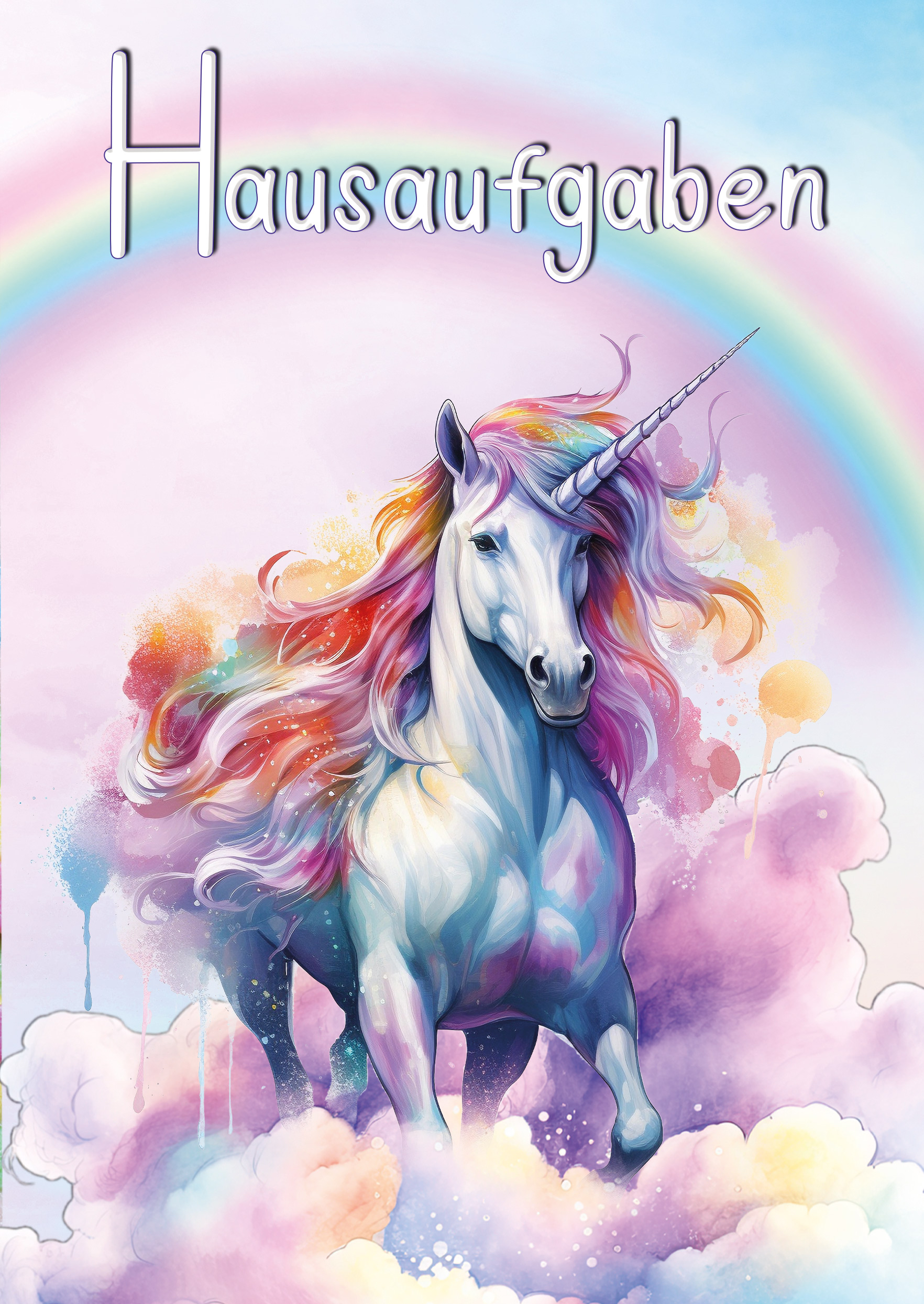 Hausaufgabenheft - Sweet Unicorn