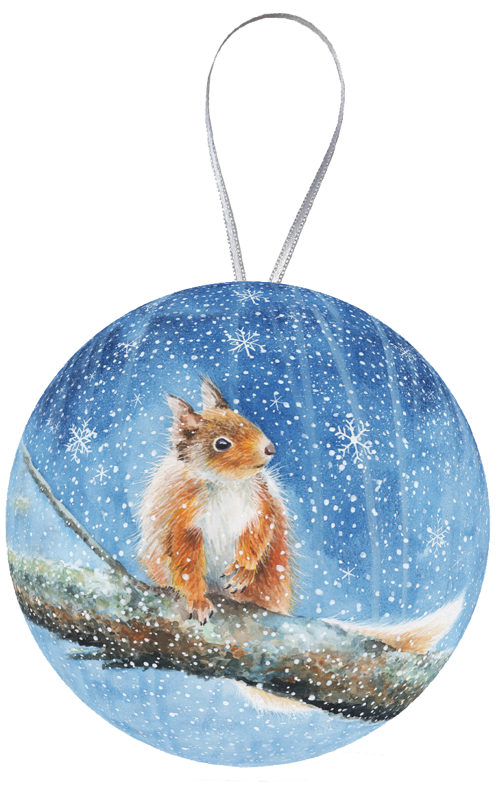 Weihnachtskugel "Eichhörnchen"