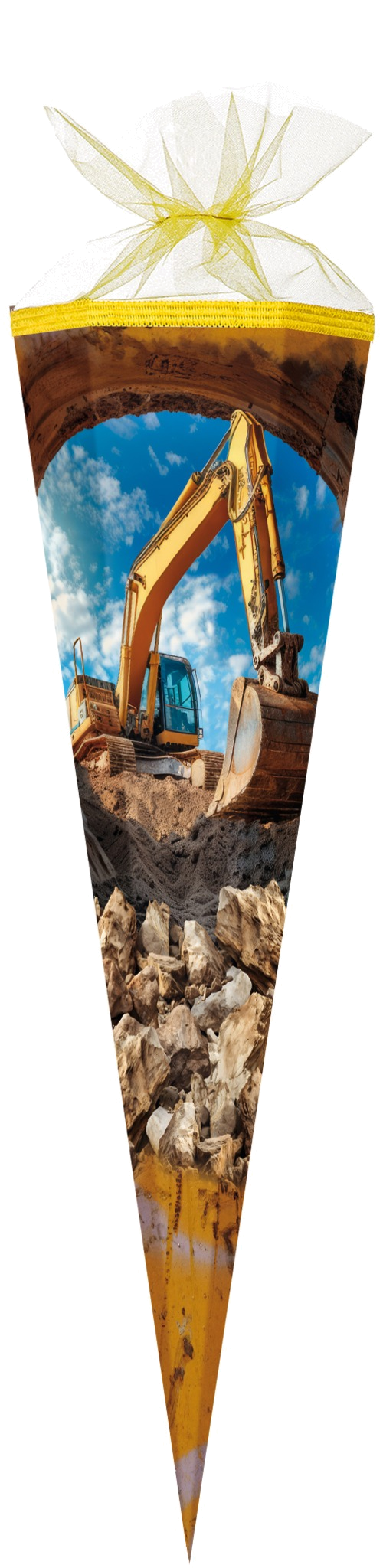 Schultüte Baggertechnik