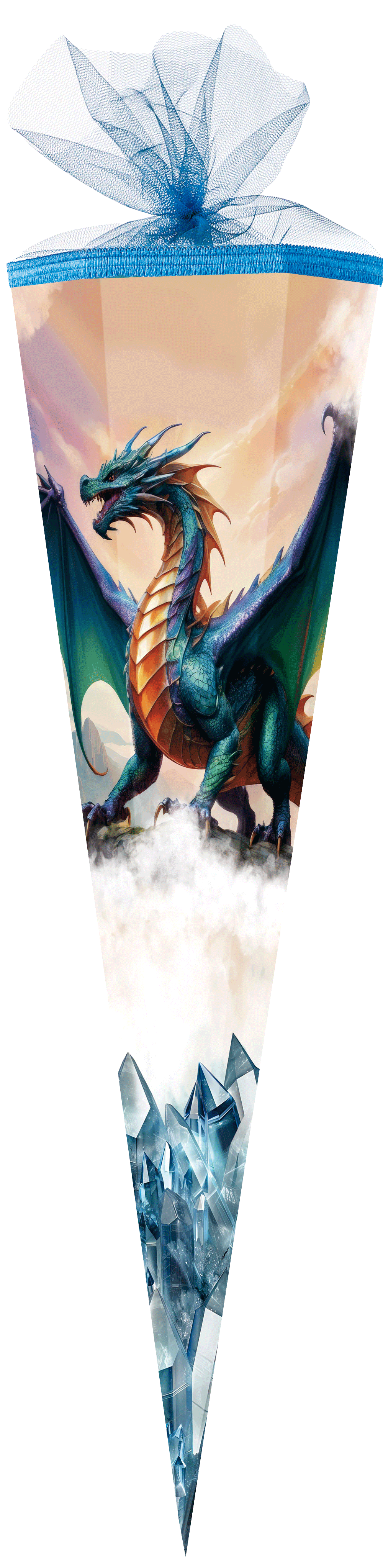 Schultüte Kristall Drache