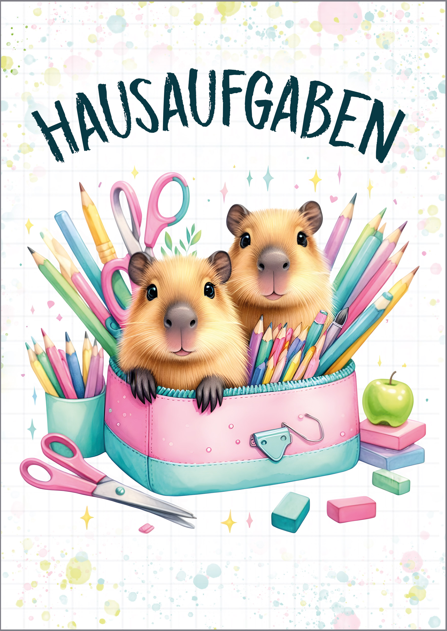 Hausaufgabenheft - Capybara