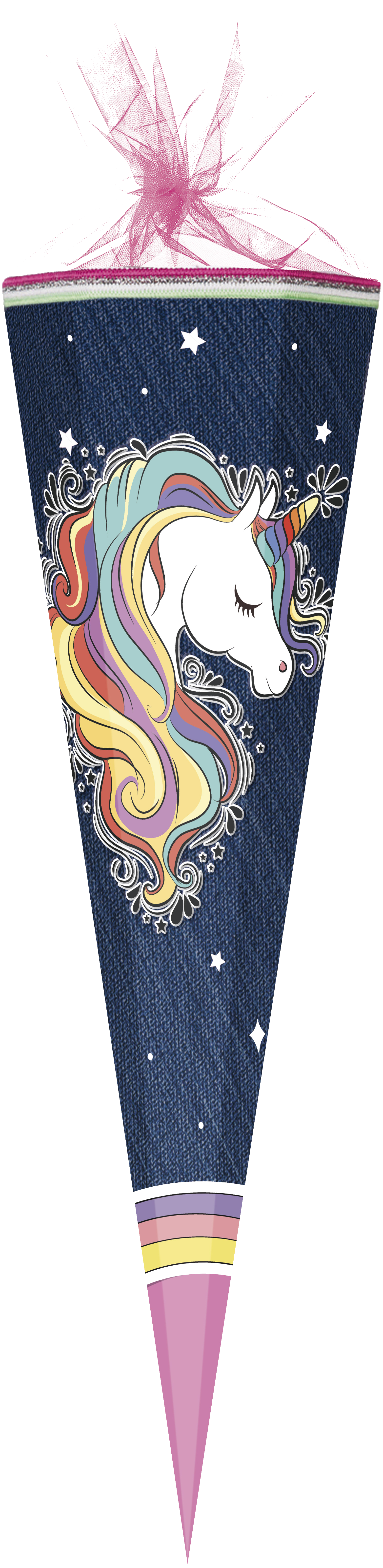 Schultüte Regenbogen Mähne