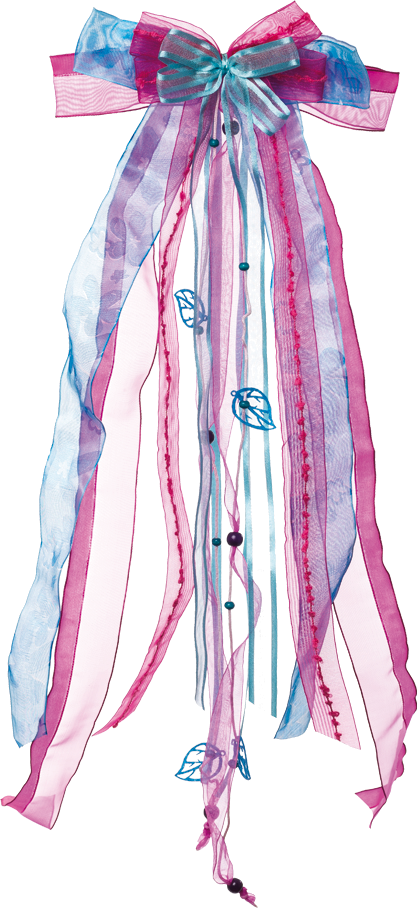Schleife pink/hellblau
