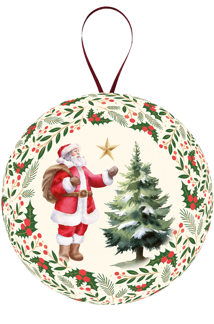 Weihnachtskugel "Santa Clause - Baum"