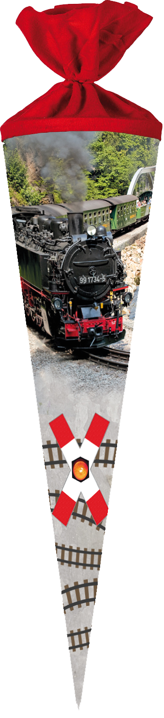 Schultüte Dampfeisenbahn