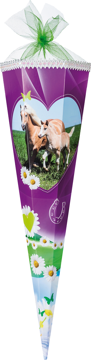 XXL Schultüte Pferdewiese
