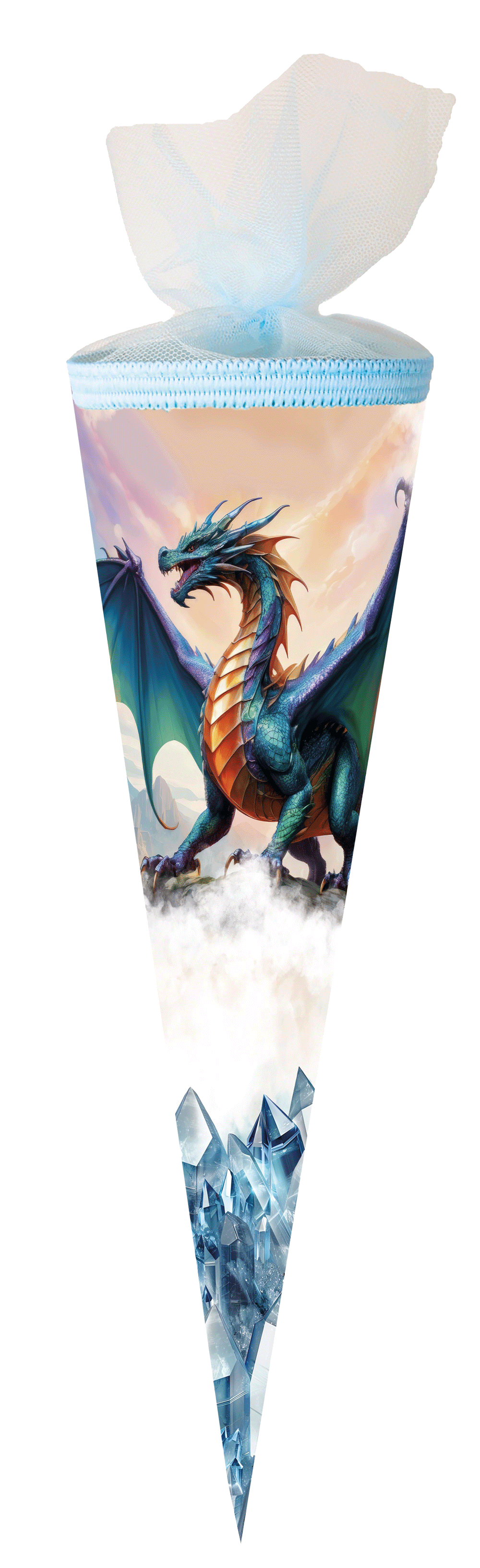 Schultüte Kristall Drache