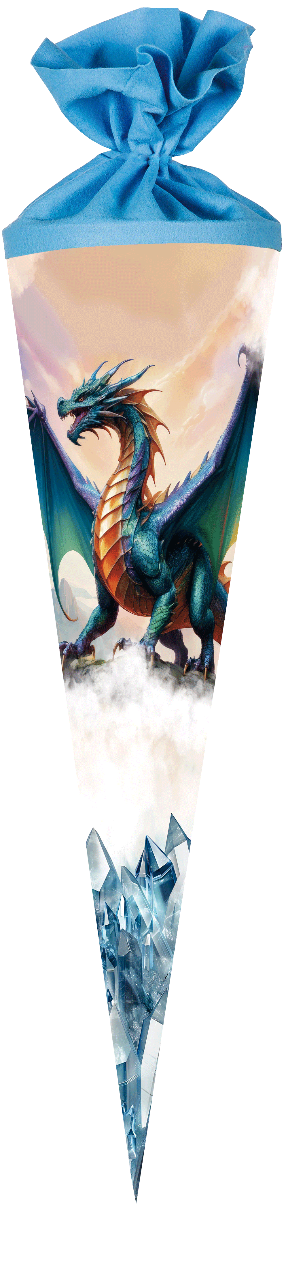 Schultüte Kristall Drache