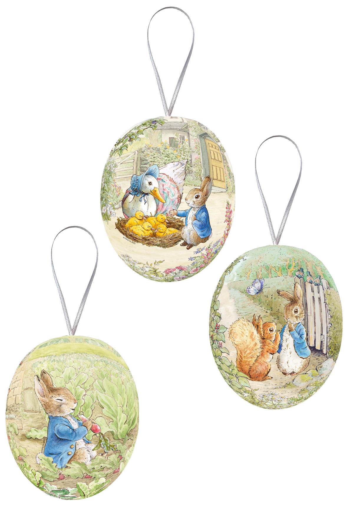 Beatrix Potter "Peter´s Adventures" mit Henkel - 3er Set