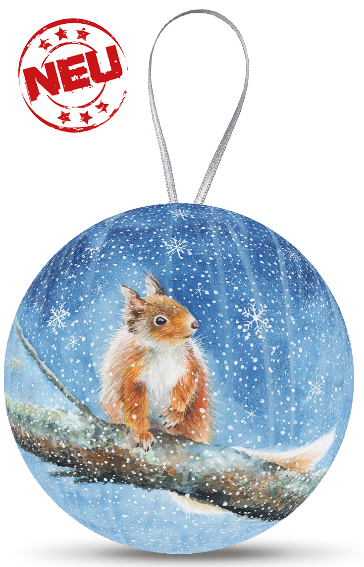 Weihnachtskugel "Eichhörnchen"